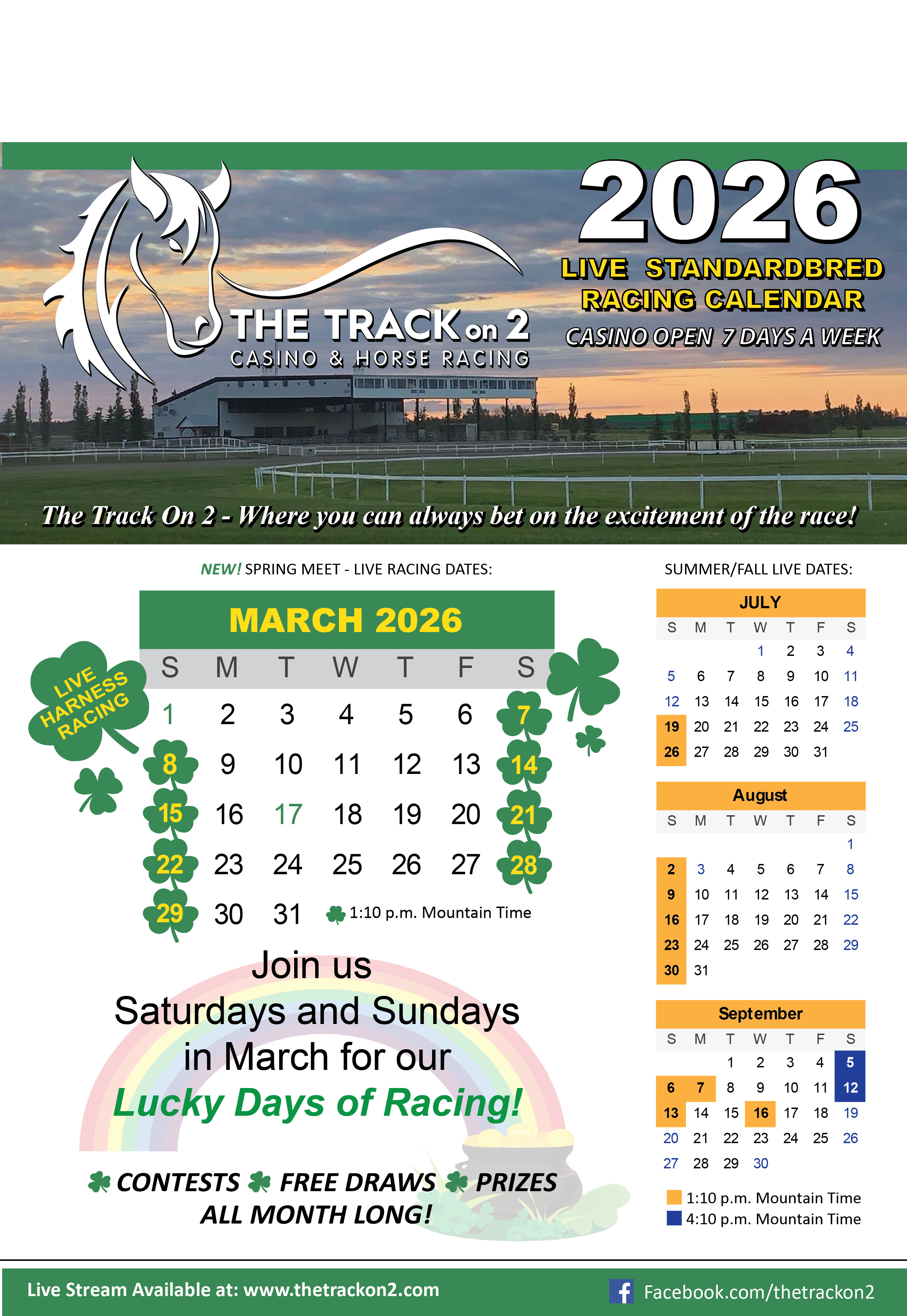2026 Race Dates Announced!